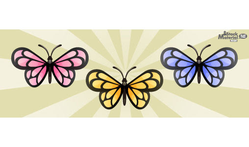 かわいいディズニー画像 綺麗な蝶 イラスト かわいい