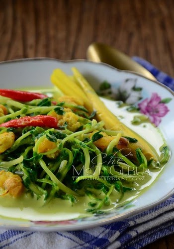 SAYUR 'TAU MIU' MASAK LEMAK KUNING