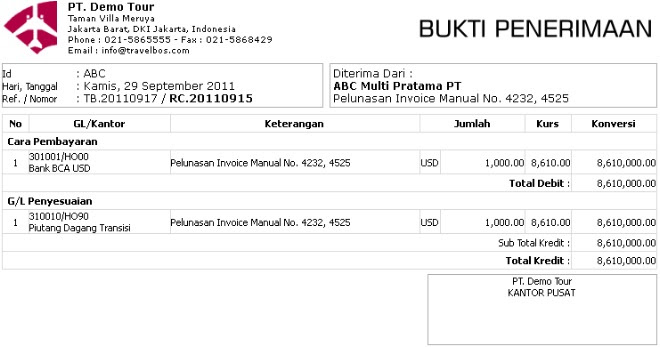 Contoh Jurnal Valuta Asing - Contoh Agus