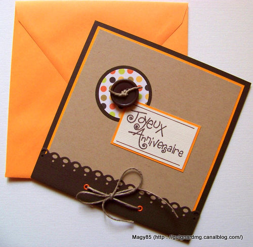 Carte Anniversaire Homme Scrapbooking Elmers