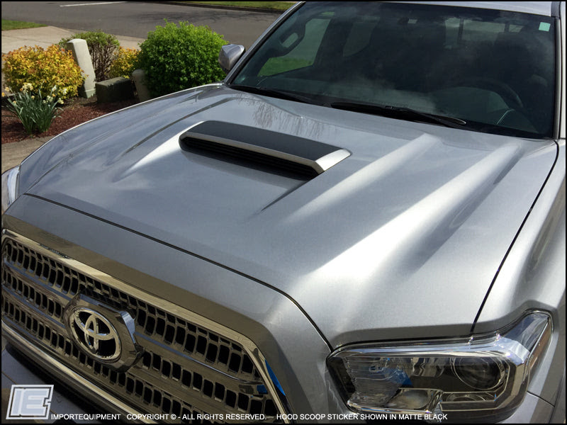 Hood scoops help boost your truck's engine performance by allowing more air to circulate in your engine compartment. Toyota Tacoma Hood Scoop Glare Blocker Decal Fits 2016 Importequipment