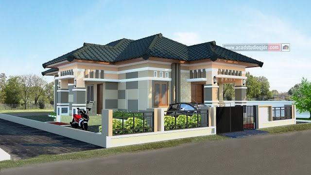 Gambar Desain Rumah Leter L - Desain Minimalis