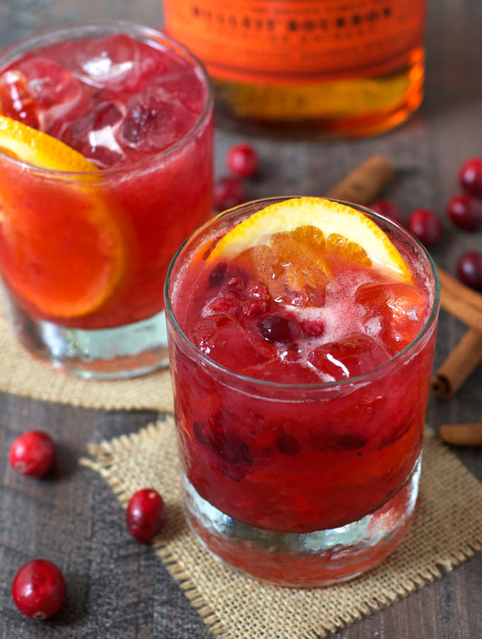 Whiskey, whisky, or even bourbon makes the winter taste better and the cold disappear. Three Ingredient Cranberry Bourbon Cocktail Turnip The Oven