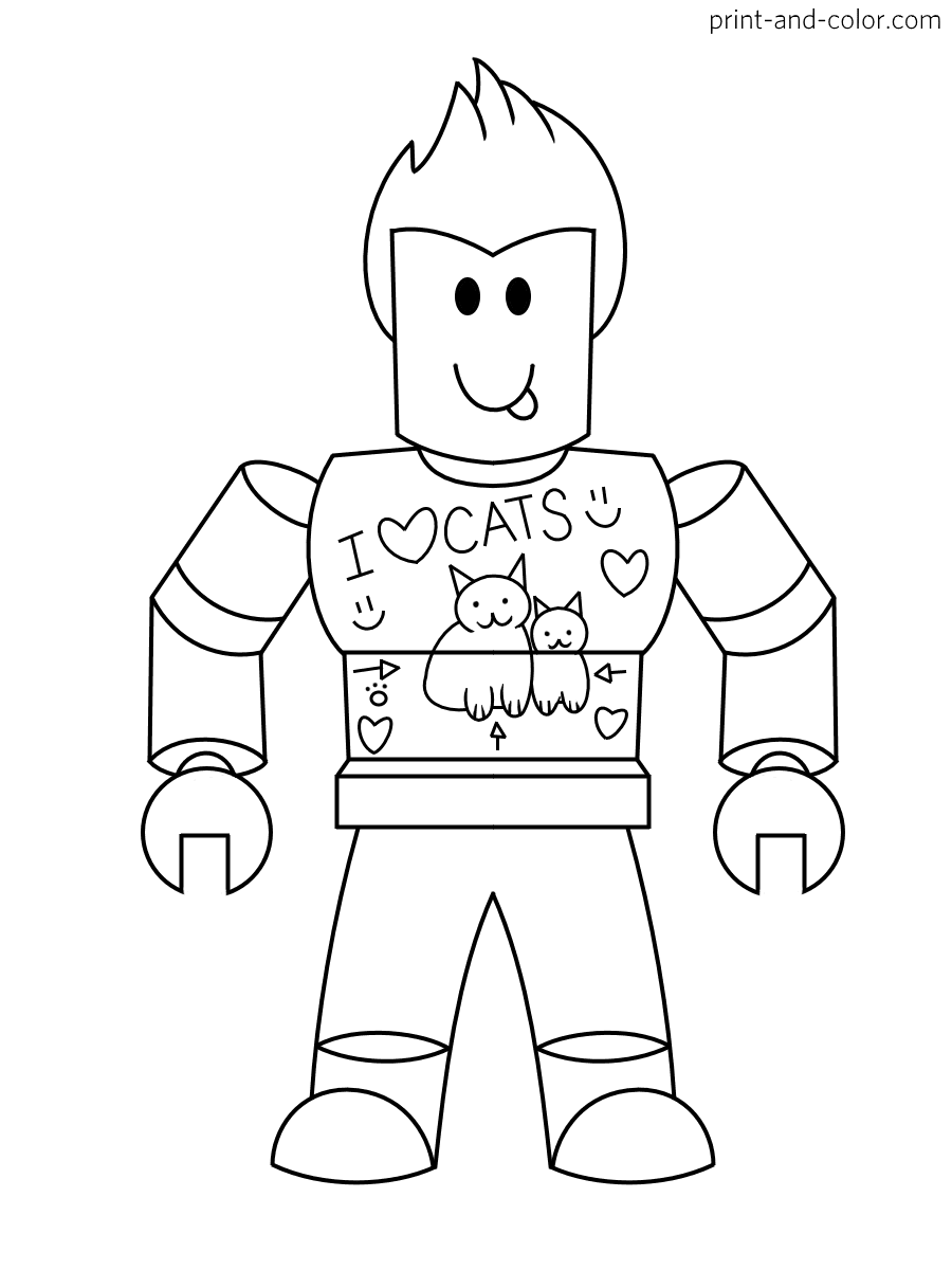Denis Daily Roblox Character Coloring Page Slg 2020 - pictures of denis daily roblox character