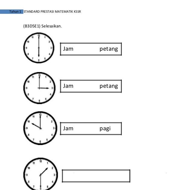 Soalan Dan Jawapan Matematik Tahun 3 - Lembur s