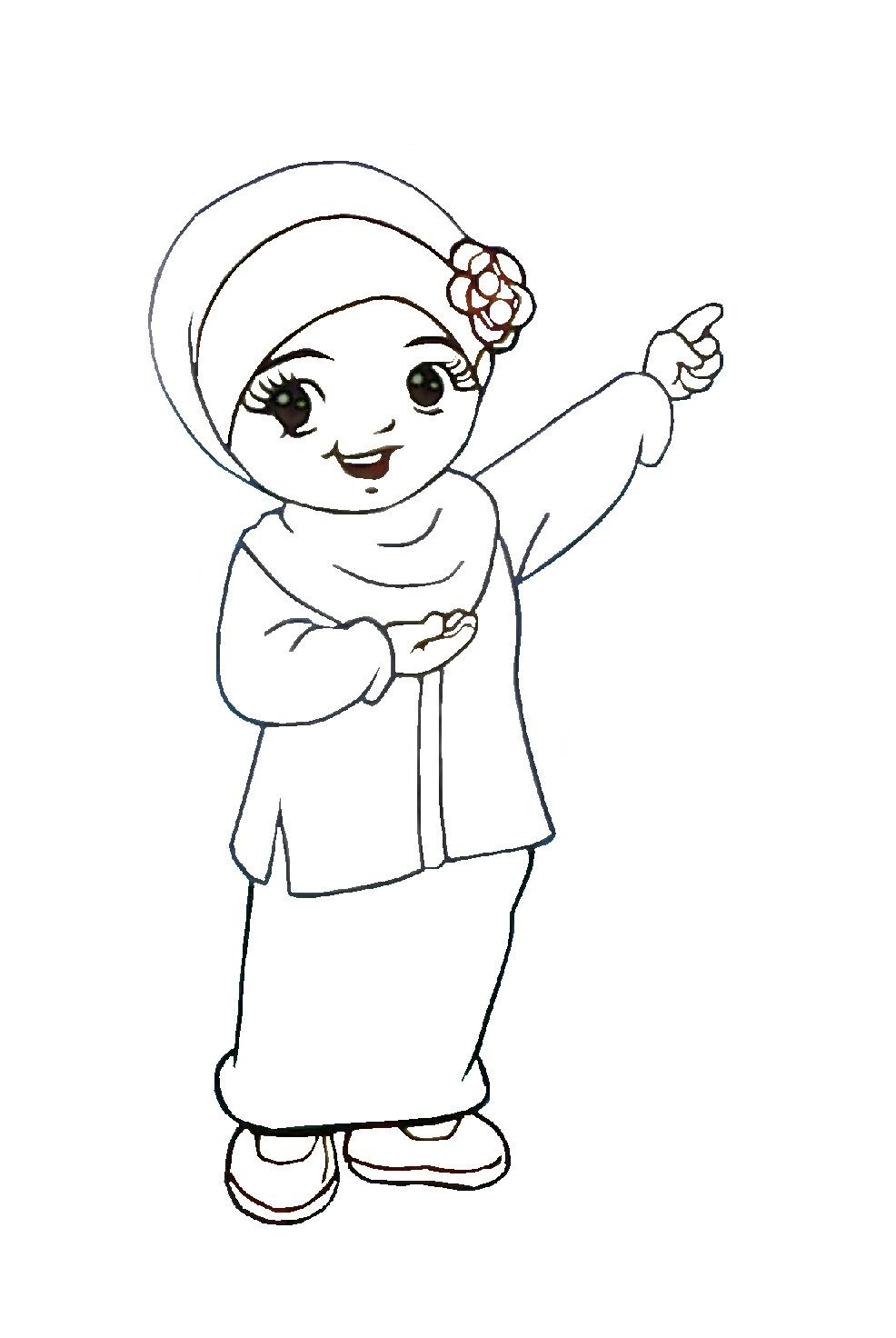 Gambar Kartun Muslimah Ulang Tahun Kolek Gambar