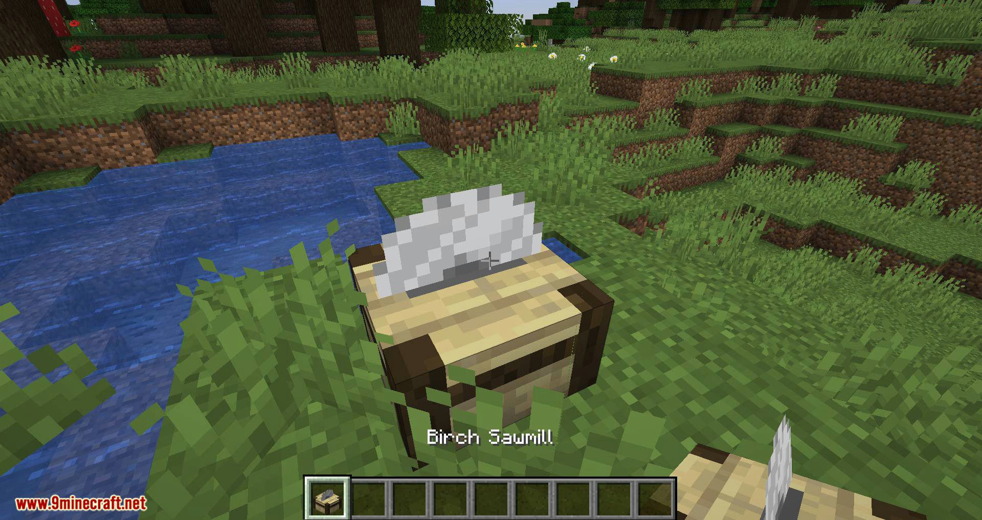 Easy minecraft building system with 5x5 house. Corail Woodcutter Mod 1 16 5 1 15 2 A Sawmill For Wooden Recipes 9minecraft Net