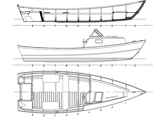 Fishing: Ideas Open bow wooden boat plans