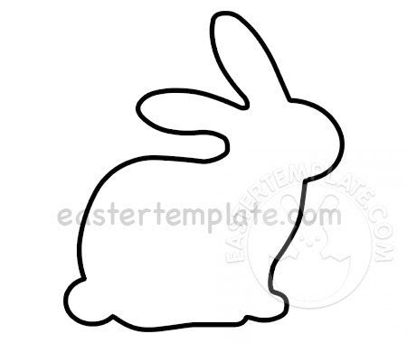 These easter decorations will give your floor some whimsy. Bunny Rabbit Template Printable Easter Template