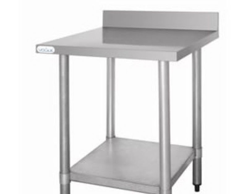 Kitchen prep table: Used stainless steel prep table