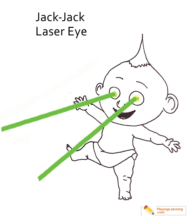 Jack Jack Coloring Page Incredibles - 115+ SVG Images File