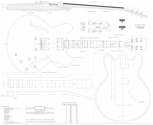 Balberto: Free acoustic guitar cad plans