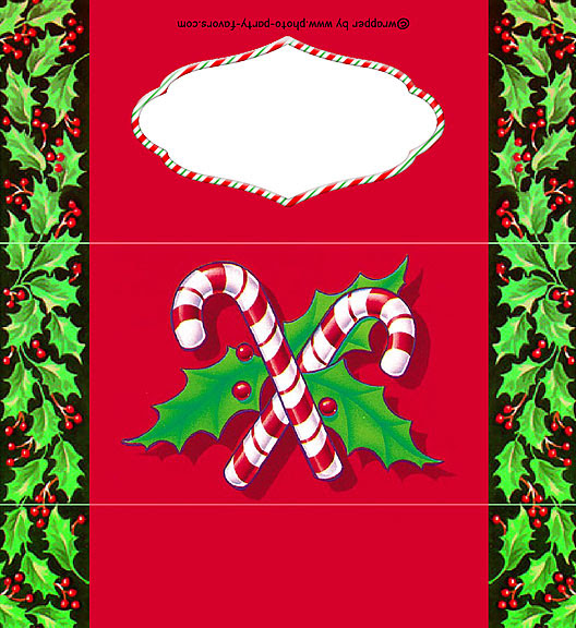 You want to wrap these chocolate bar wrappers over the original candy bar packaging without removing the original packaging. Christmas Candy Canes And Holly Candy Bar Wrapper Free Printable Chocolate Bar Wrapper