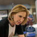 Carly Fiorina in Iowa last month. On Monday, she noted her executive experience.