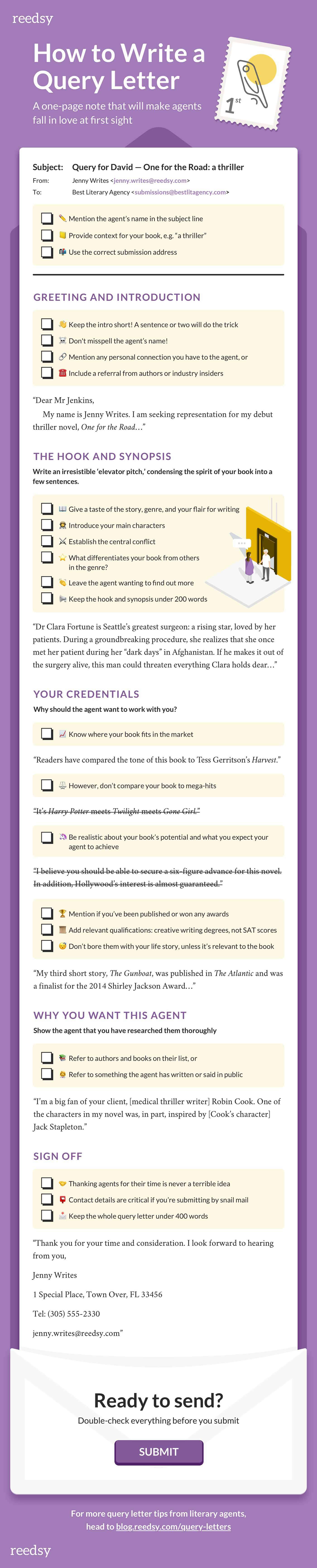A query letter is part business letter, part creative writing exercise, part introduction, part death defying leap through a flaming hoop. The Ultimate Guide To Writing An Outstanding Query Bang2write