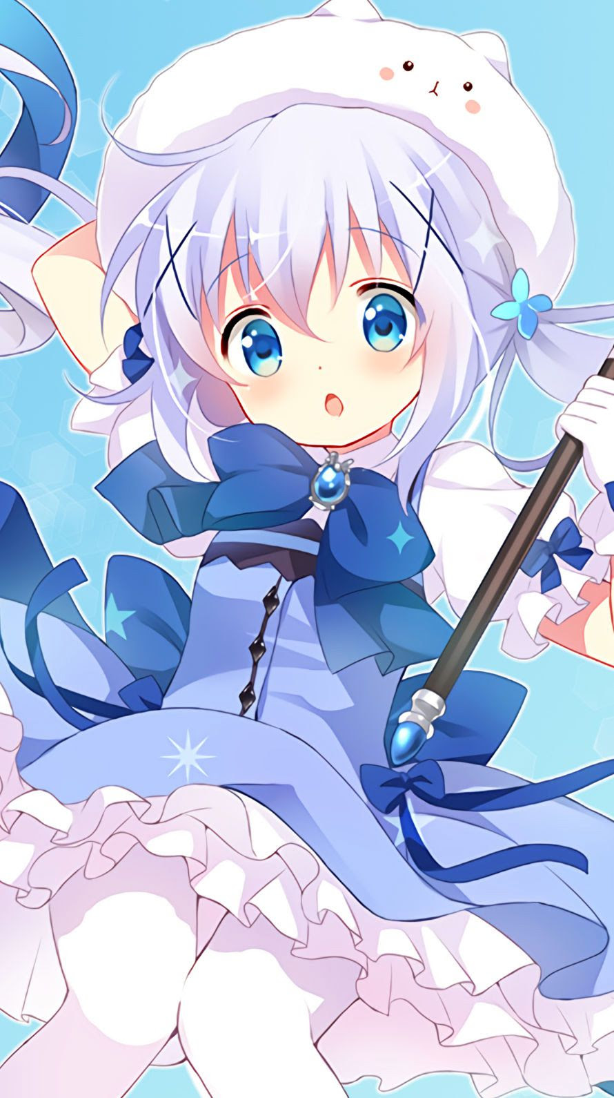 すべての花の画像 無料印刷可能android ごち うさ チノ 壁紙