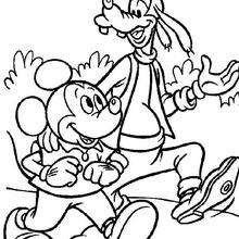 Coloring pages for kids to print out numbers. Mickey Mouse And Minnie Mouse In Love Coloring Pages Hellokids Com