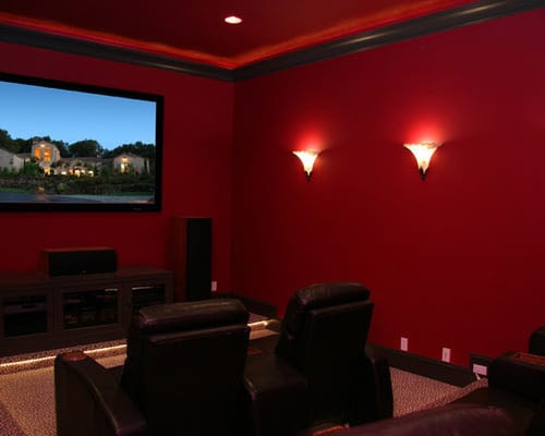 I'm obsessed with big apple. Choosing The Perfect Media Room Paint Colors