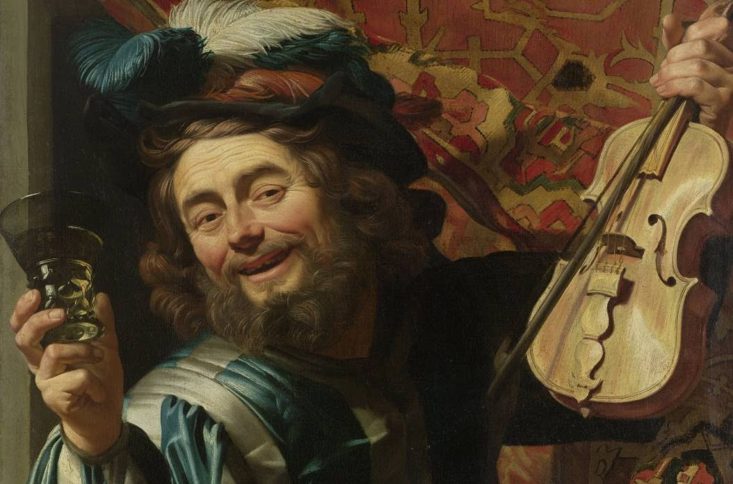 Gerard van Honthorst, De lachende vioolspeler, 1623 - Rijksmuseum, Amsterdam