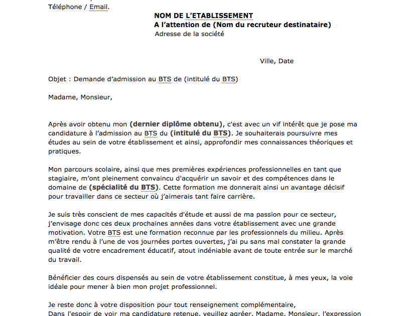 Lettre Commerciale En Anglais Bts Ci - Template Exemple de 