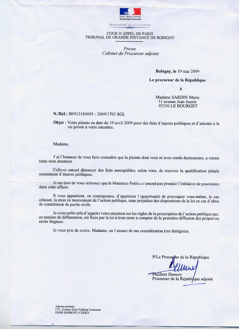 60 millions de consommateurs lettre type