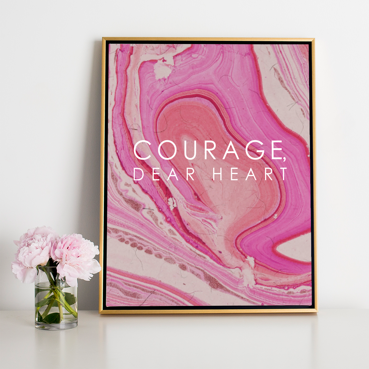 1600 x 1600 jpeg 112 кб. Courage Dear Heart Canvas Katie Kime