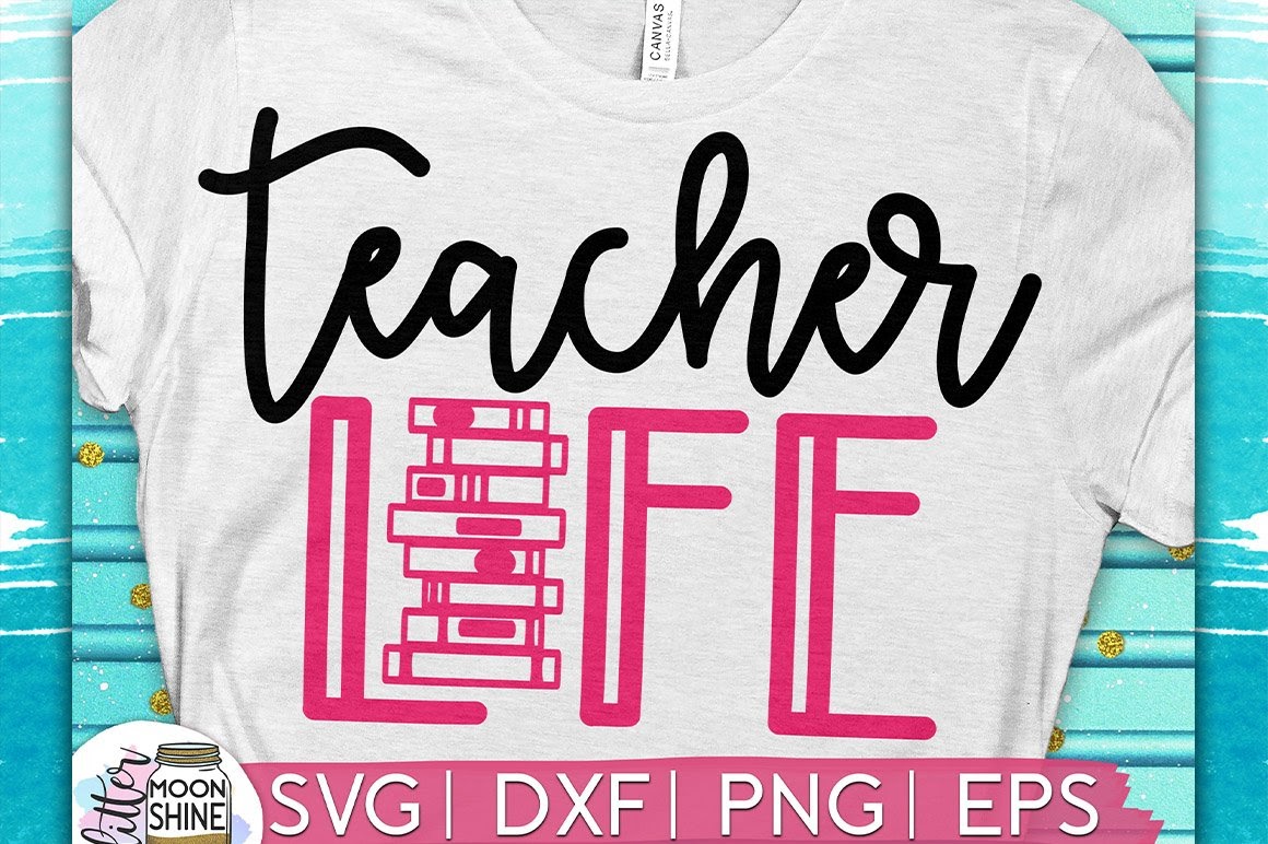 Download Love Teacher Life Tie Dye Sublimation SVG File