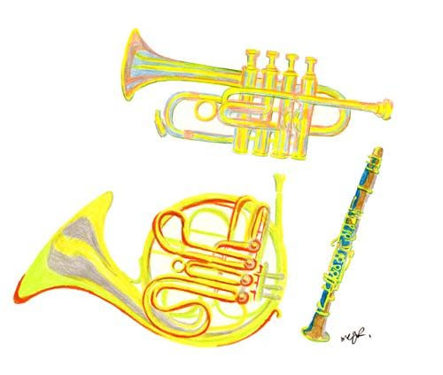 画像 吹奏楽 楽器 イラスト 吹奏楽 楽器 イラスト 書き方