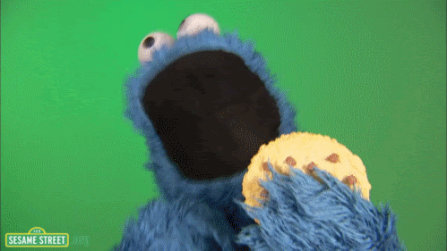 Image result for MAKE GIFS MOTION IMAGES OF COOKIE MONSTER GOING CRAZY