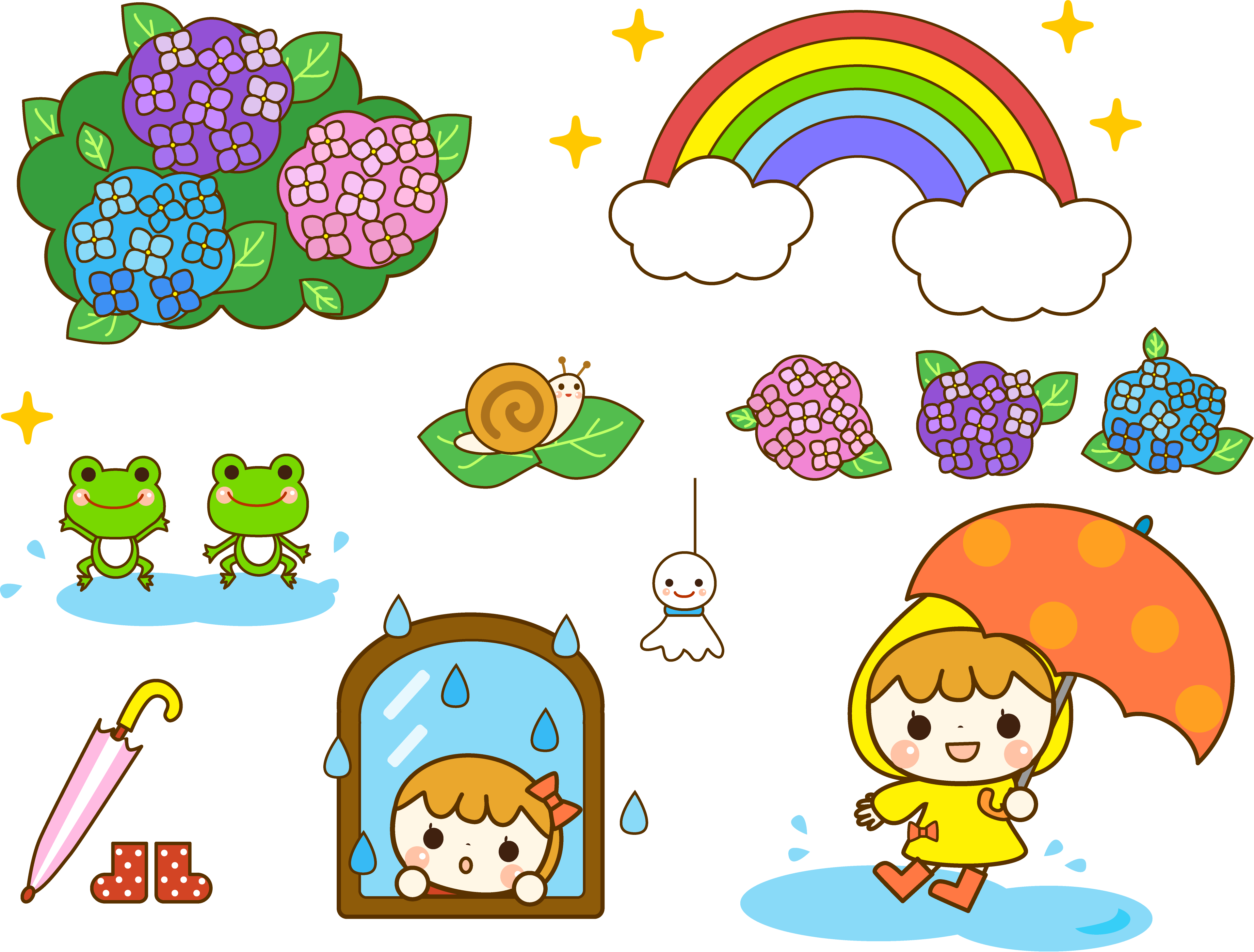驚くばかり雨 綺麗 紫陽花 イラスト ディズニー画像のすべて