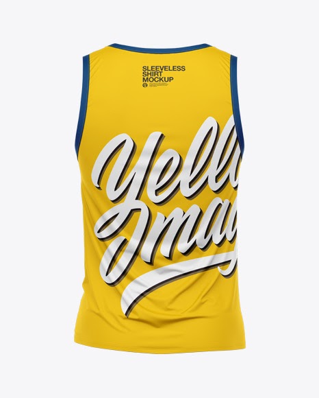 Download 105+ Sleeveless Shirt Mockup Front View Yellow Images ...
