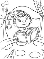 Coloriage oui oui à imprimer, gratuit et facile. Coloriage Oui Oui Lit