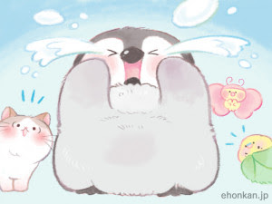 Kasword もふもふ かわいい ペンギン 赤ちゃん