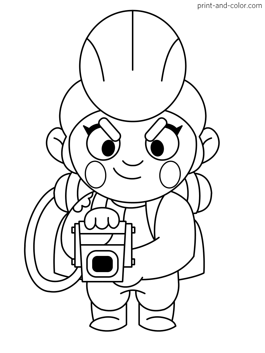 Since the release of the first star wars a new hope in 1977 has indeed hit the genre of fiction films that turned out to be very popular. Brawl Stars Coloring Pages Print And Color Com