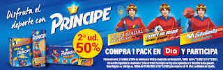 Disfruta el deporte con PRINCIPE 2ª ud. al 50%, Compra un pack en Dia y participa, consultar legales