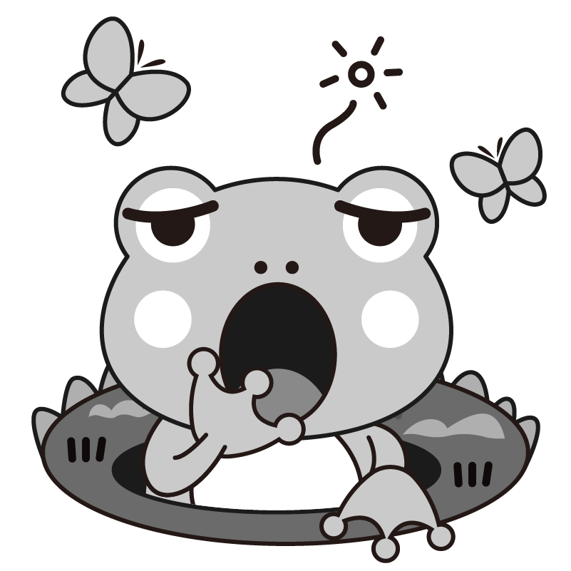 Japan Image 3月 イラスト 白黒