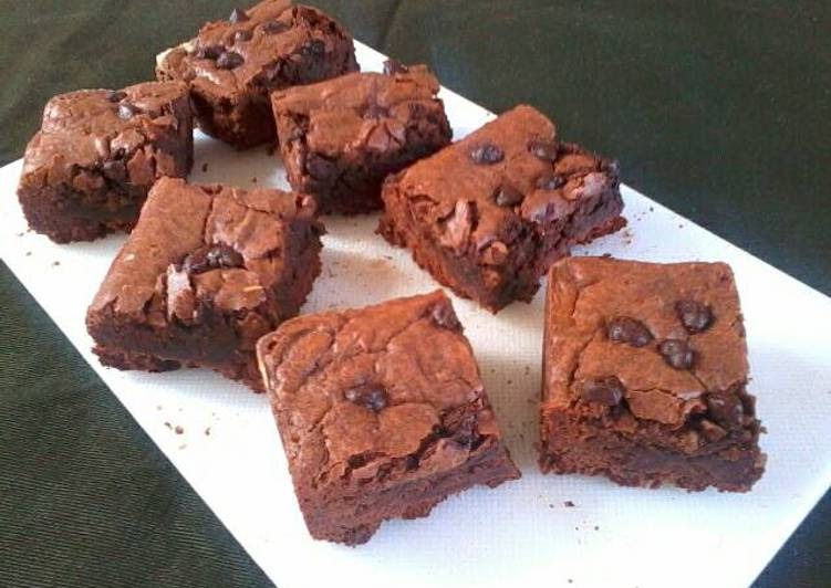  Resep  Brownies Shiny Crust Ricke  Ide Terpopuler 
