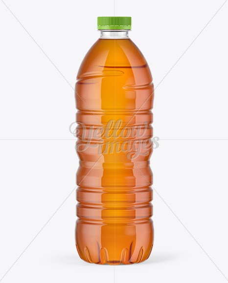 Download Download 750ml Iced Tea Bottle Mockup PSD