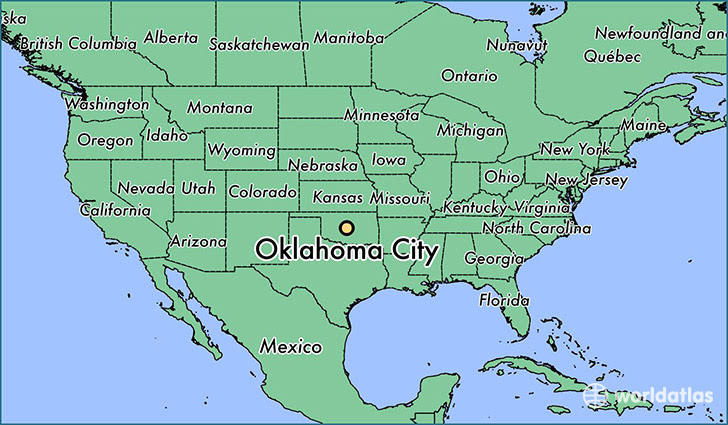 oklahoma on us map Us Map States Cities Time Zone oklahoma on us map