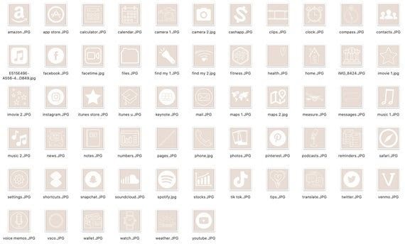 Beige App Icons Ios 14 Youtube Love Inspiration