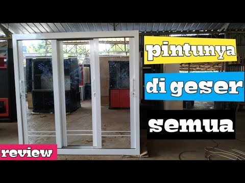 Membuat lemari  pakaian 3 pintu  full geser  Video paling heboh 