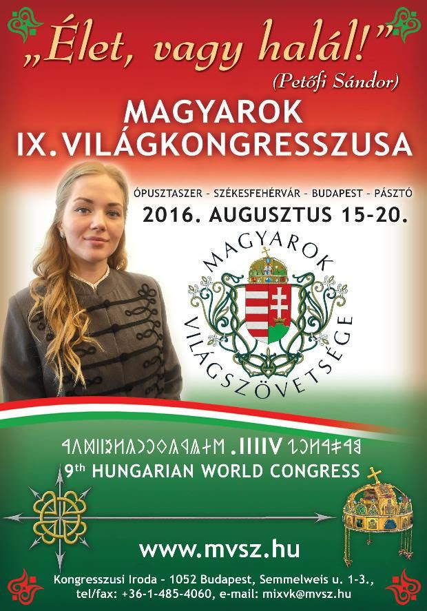 Beharangozó a Magyarok IX. Világkongresszusához