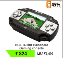 HCL D-200 Handheld Gaming Console in Built 200 Games