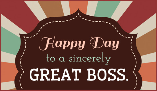 Happy Boss Day