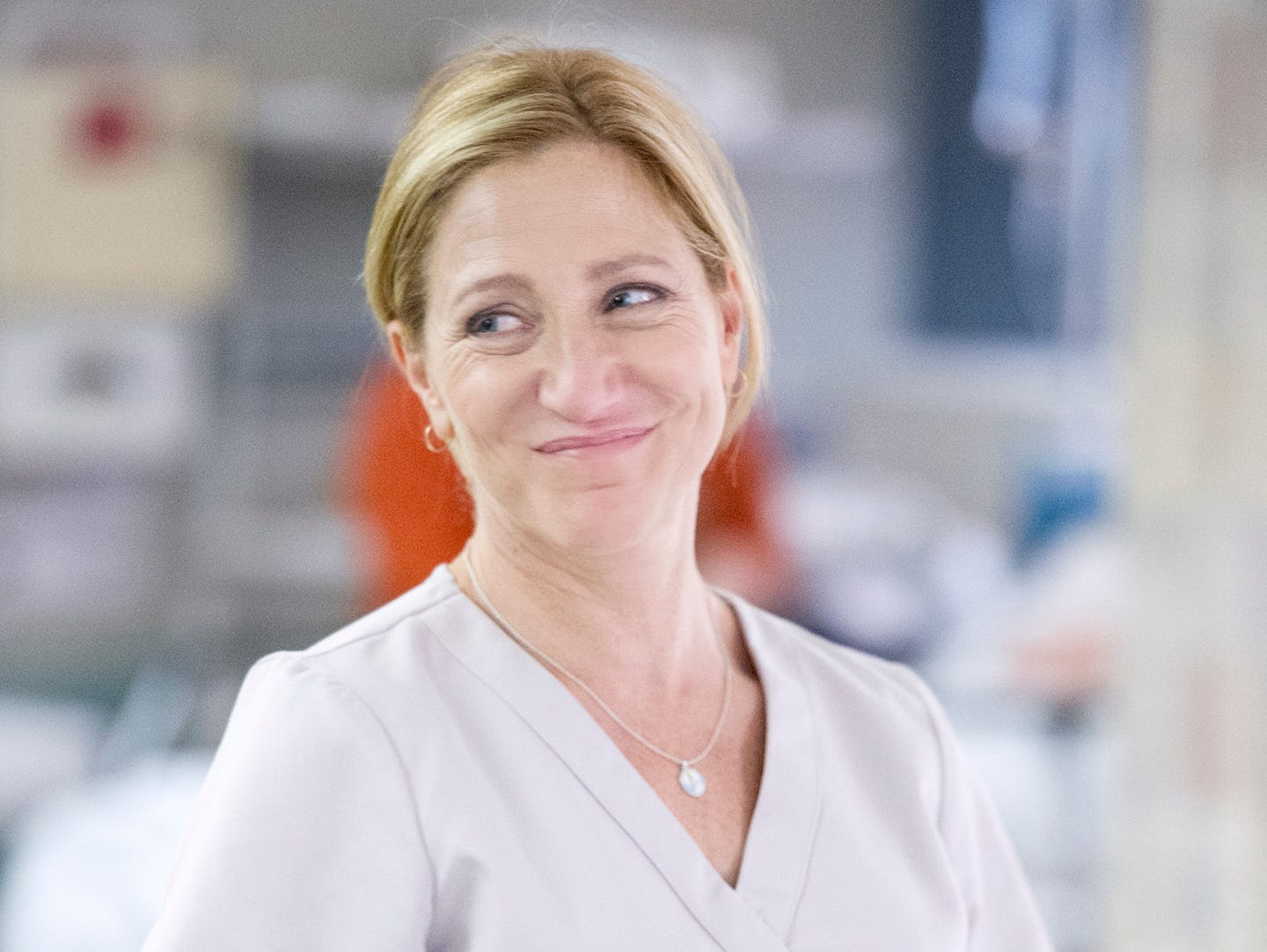 Edie Falco as Jackie Peyton in Nurse Jackie (Season 7, Episode 3).