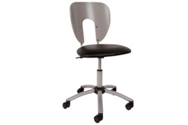 Studio Designs Futura / Vision Chair (Silver) w/ Metal Base