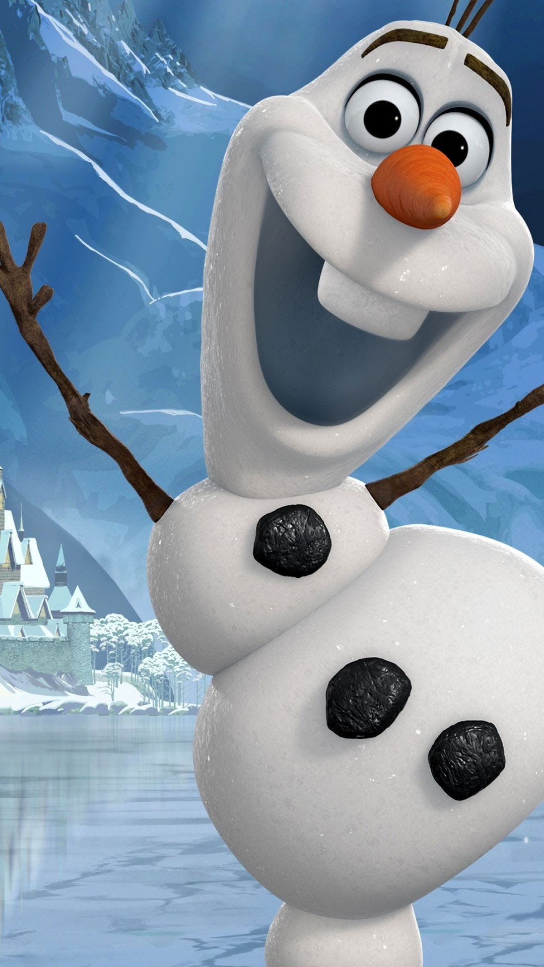 ディズニー画像ランド 驚くばかりアナと雪の女王 オラフ 壁紙