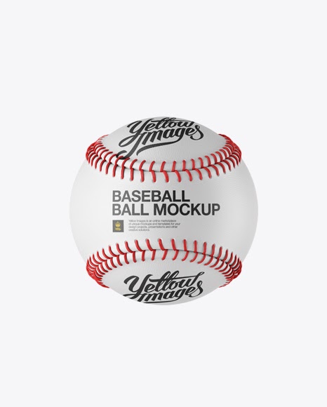 Download Baseball Ball PSD Mockup Front View