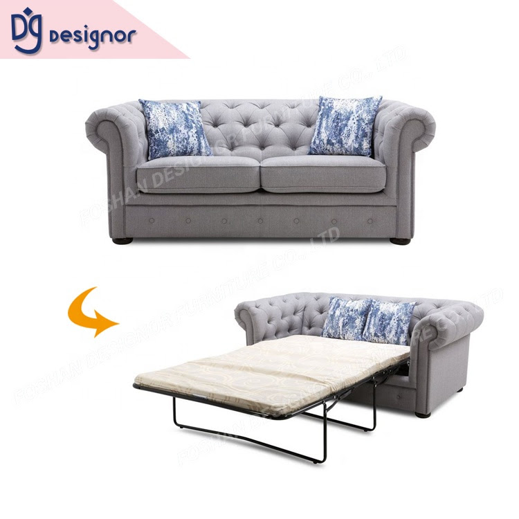 Sleeper sofas are a useful, multifunctional addition to both small apartments and large homes. Dg Made In China Linen Fabric Studded Chesterfield Sleeper Sofa With Memory Foam Mattress Buy Sleeper Sofa With Memory Foam Mattress Chesterfield Sleeper Sofa Fabric Studded Chesterfield Sleeper Sofa Product On Alibaba Com