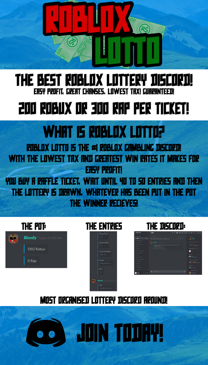 Roblox Lottery - buying robux d